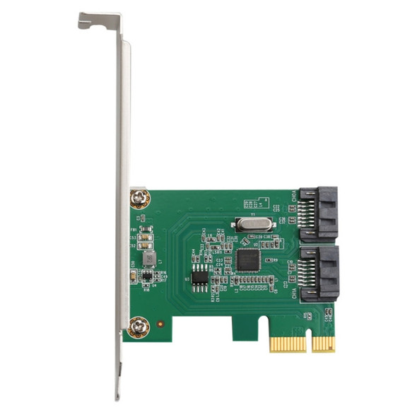 ASM1061 Pci-e2.0 X1 to 2-port SATA 3.0 Adapter Card