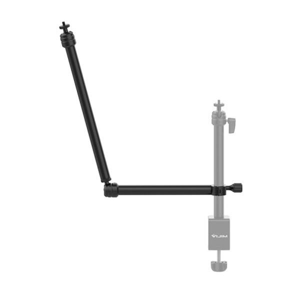 VIJIM LS04 Desktop Streaming Flexible Arm Extension Pole Stick Bracket(Pipe Clamp)