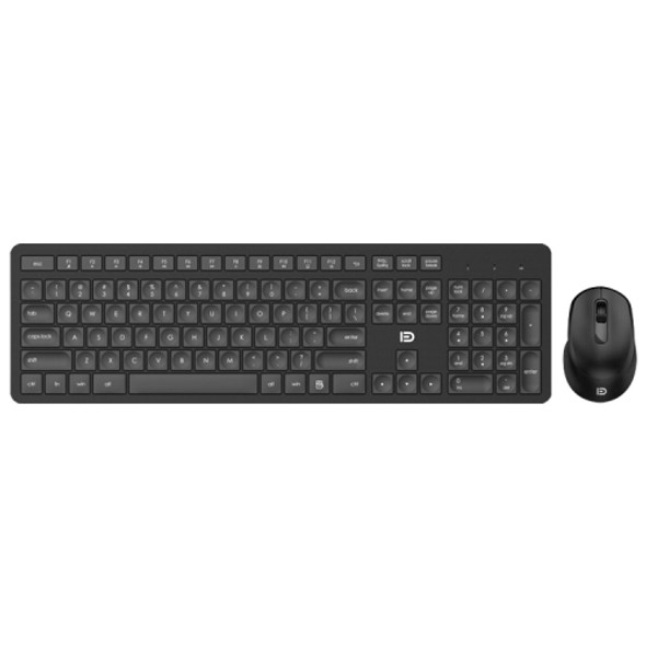 FOETOR EK783 Wireless Keyboard and Mouse Set(Black)