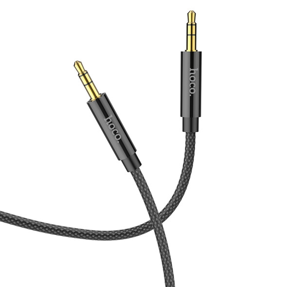 hoco UPA19 DC 3.5mm to 3.5mm AUX Audio Cable, Length:2m(Black)