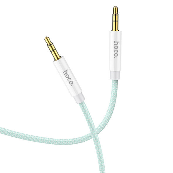hoco UPA19 DC 3.5mm to 3.5mm AUX Audio Cable, Length:2m(Green)