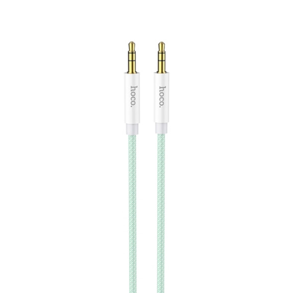 hoco UPA19 DC 3.5mm to 3.5mm AUX Audio Cable, Length:1m(Green)