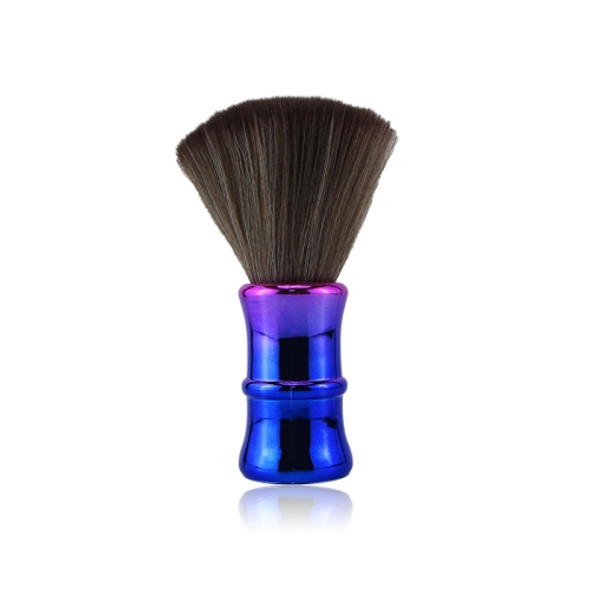 Electroplating Broken Hair Brush Haircut Neck Cleaning Brush(Two-section Purple)