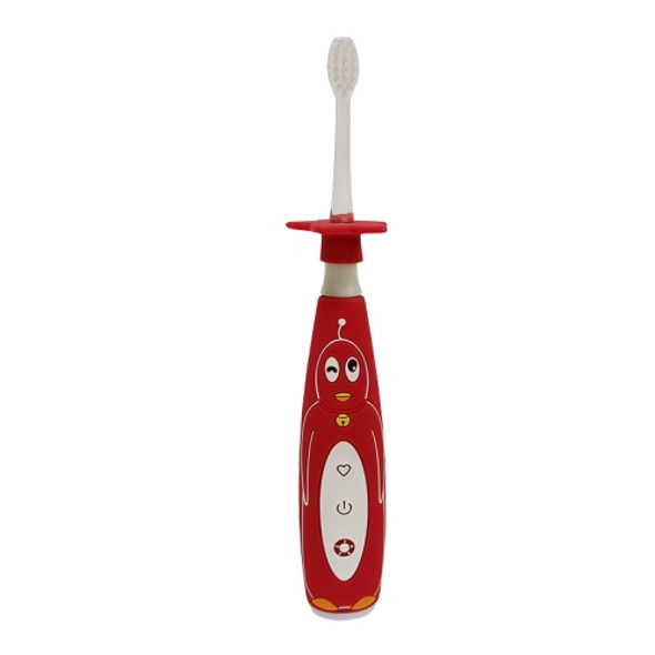 A3 Silicone Soft Sonic Electric Toothbrush(Red)