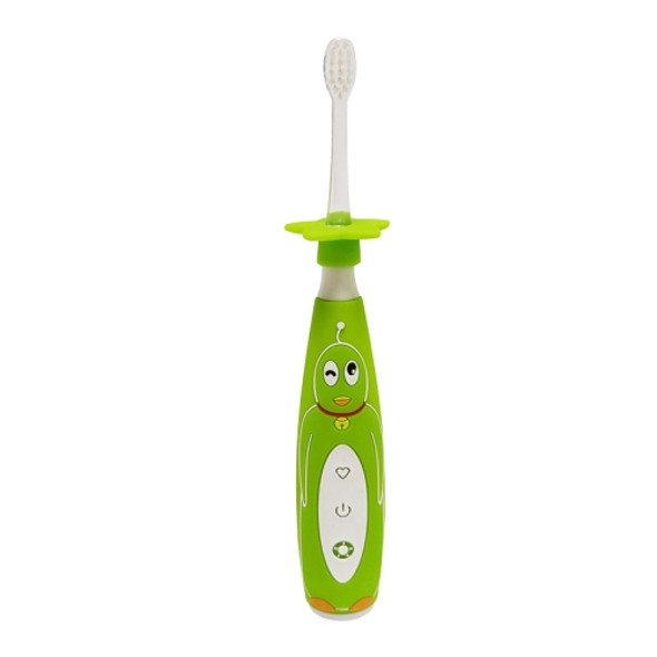 A3 Silicone Soft Sonic Electric Toothbrush(Light Green)