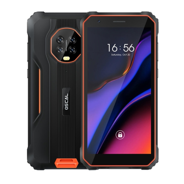 [HK Warehouse] Blackview OSCAL S60 Rugged Phone, 3GB+16GB, IP68/IP69K Waterproof Dustproof Shockproof, 5.7 inch Android 11.0 MTK6761V/WE Quad Core up to 2.0GHz, OTG, Network: 4G (Orange)