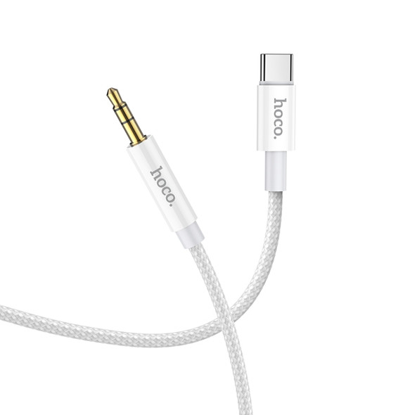 hoco UPA19 Type-C / USB-C Digital Audio Conversion Cable, Length: 1m(Silver)