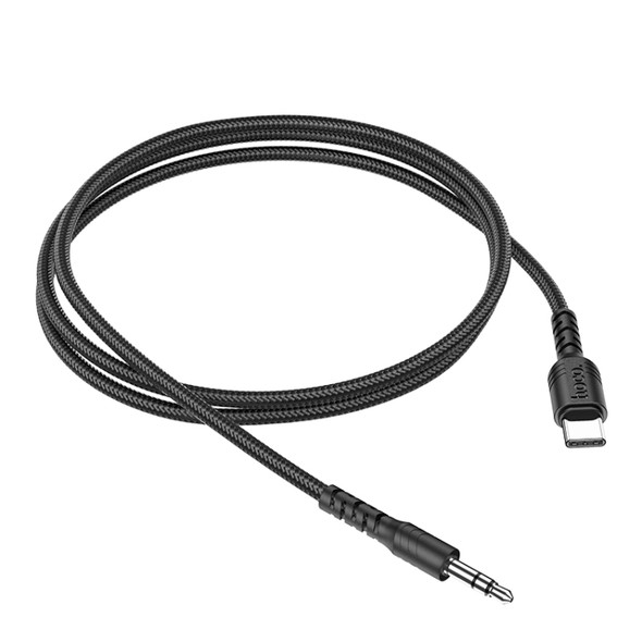 hoco UPA17 Type-C / USB-C Digital Audio Conversion Cable, Length: 1m(Black)