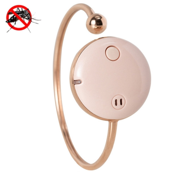 WT-M6 Outdoor Portable USB Ultrasonic Mosquito Repellent Bracelet(Pink)