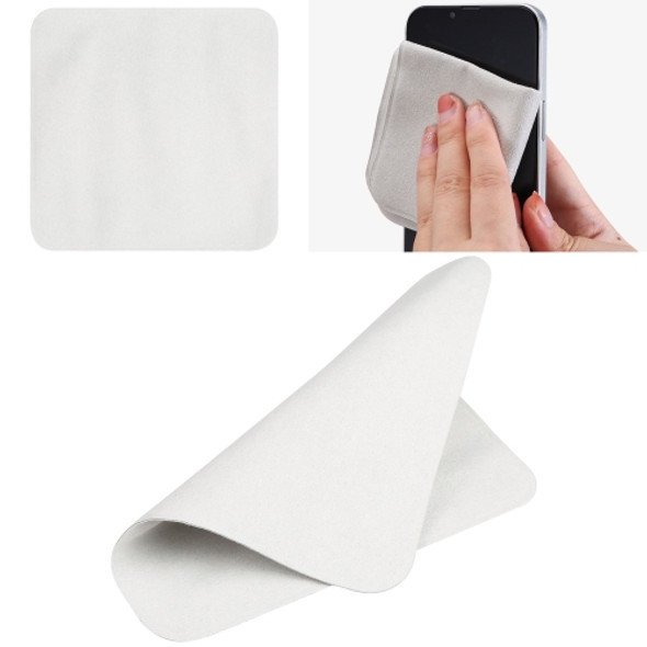 Glass Panels Polishing Cloth for Apple Screen Display (White)