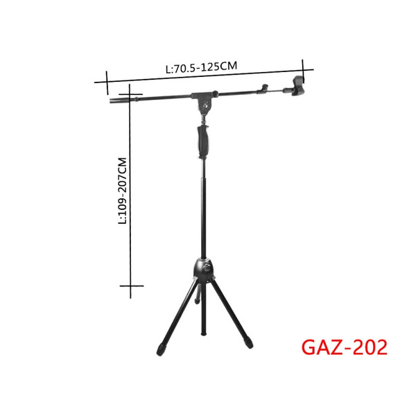 Single Rod Floor Formula Adjustable Microphone Bracket, Style: GAZ-202