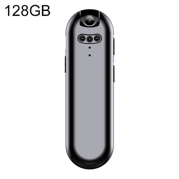 V5 128GB Thumb Mini 1080P Vlogging Video Recorder Camera with Clip