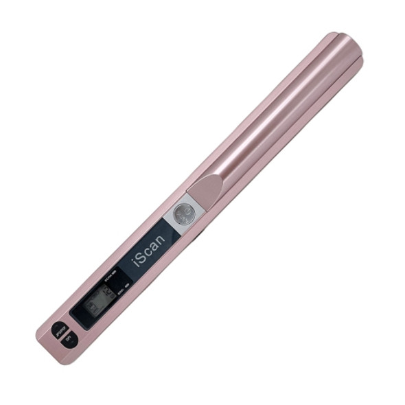 iScan01 Mobile Document Handheld Scanner with LED Display, A4 Contact Image Sensor (Rose Gold)