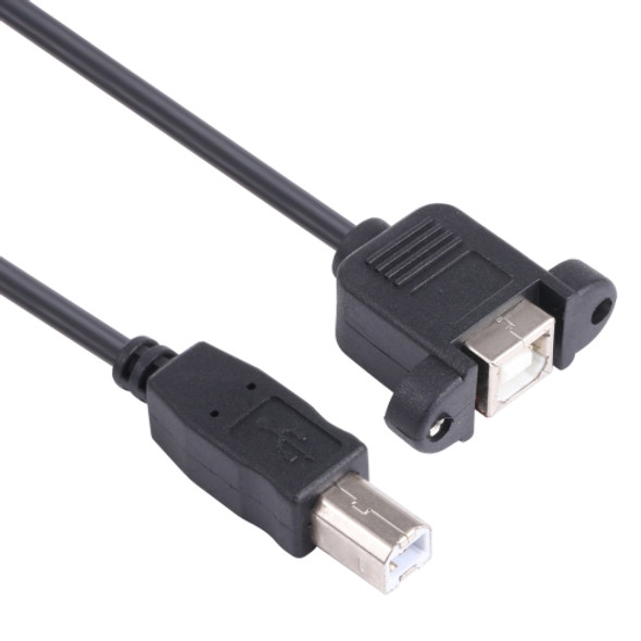 USB BM to BF Printer Extension Cable with Screw Hole, Length: 50cm