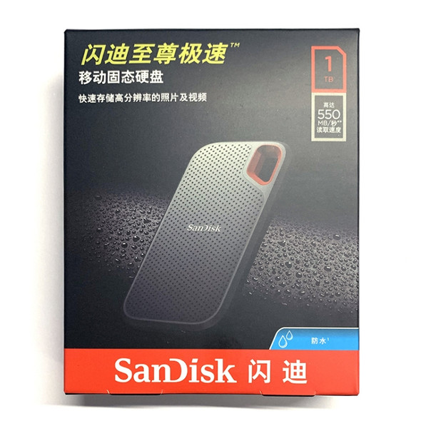SanDisk E60 High Speed USB 3.1 Computer Mobile SSD Solid State Drive, Capacity: 1TB