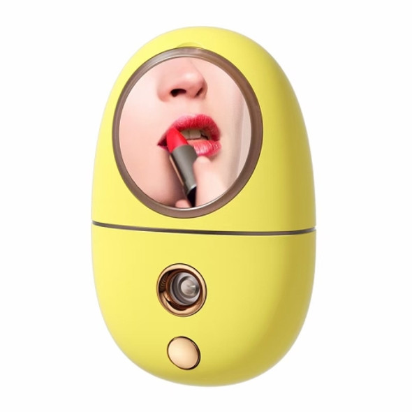 Q801A  Makeup Mirror Spray Moisturizing Device( Yellow)