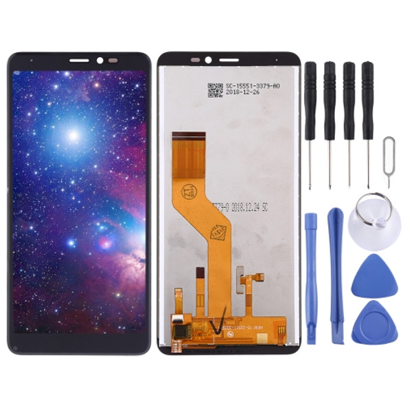 LCD Screen and Digitizer Full Assembly for Wiko Y60(Black)