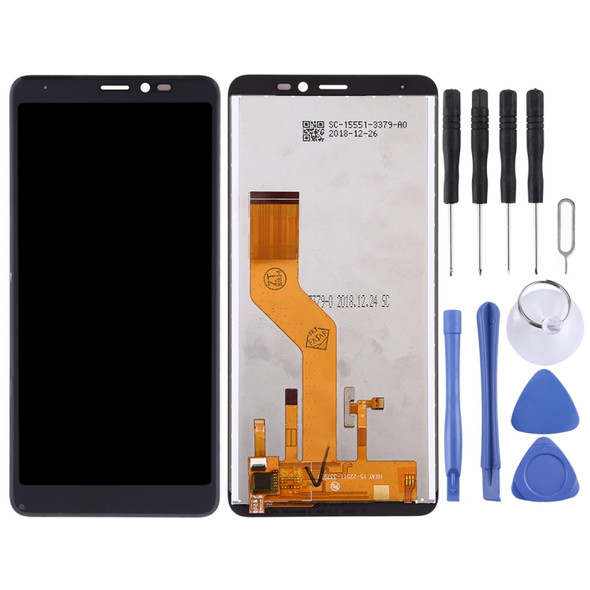 LCD Screen and Digitizer Full Assembly for Wiko Y60(Black)