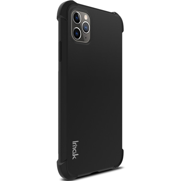 For iPhone 11 Pro IMAK All-inclusive Shockproof Airbag TPU Case, with Screen Protector(Black)