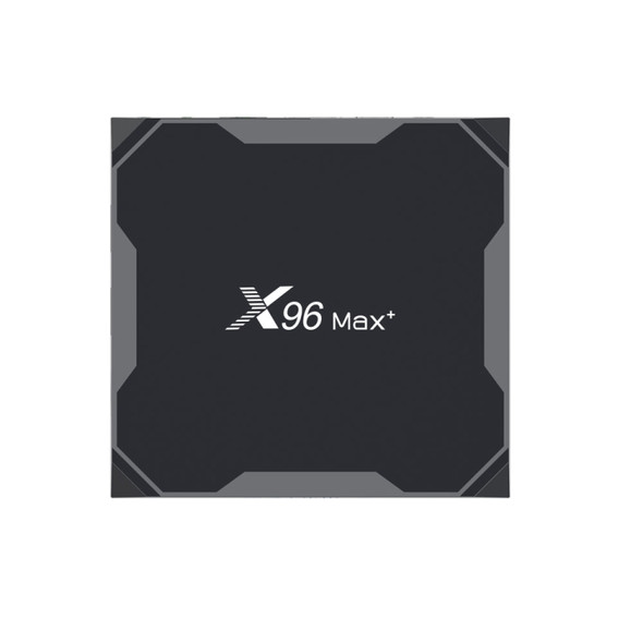 X96 max+ 4K Smart TV Box with Remote Control, Android 9.0, Amlogic S905X3 Quad-Core Cortex-A55,2GB+16GB, Support LAN, AV, 2.4G/5G WiFi, USBx2,TF Card, EU Plug