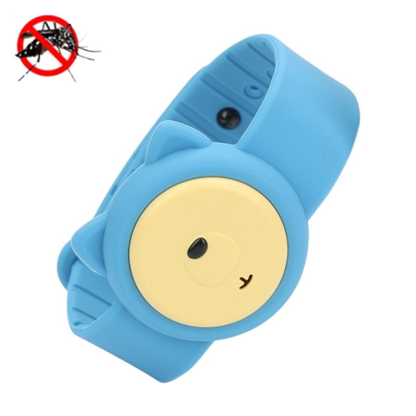 WT-M4 Outdoor Portable Children Cartoon Ultrasonic USB Anti-Mosquito Bracelet(Blue)