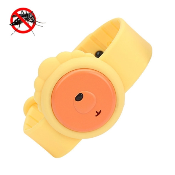 WT-M4 Outdoor Portable Children Cartoon Ultrasonic USB Anti-Mosquito Bracelet(Yellow)