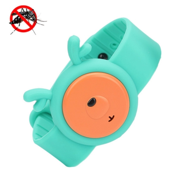 WT-M4 Outdoor Portable Children Cartoon Ultrasonic USB Anti-Mosquito Bracelet(Green)