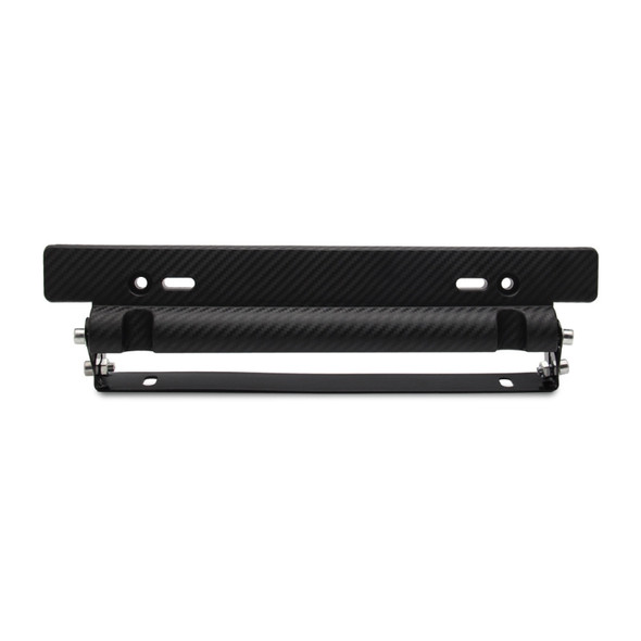 PZK-006-TW Car Modification Adjustable American Carbon Fiber Pattern License Plate Frame