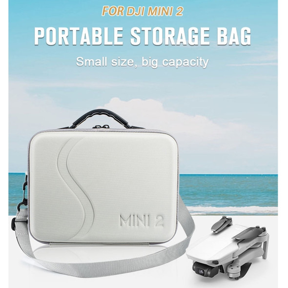 For DJI Mavic Mini 2 STARTRC 1110309 Drone Handbag Messenger Storage Bag(Grey)