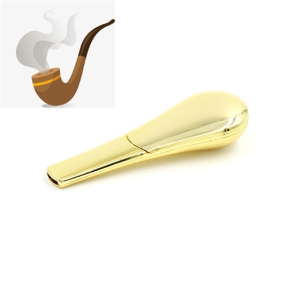 Soup Spoon Aluminum Alloy Sliding Cover Filter Metal Pipe Magnet Metal Pipe(Gold)