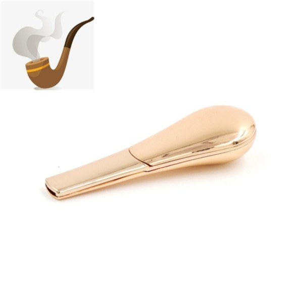 Soup Spoon Aluminum Alloy Sliding Cover Filter Metal Pipe Magnet Metal Pipe(Rose Gold)