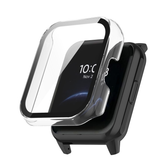 For OPPO Realme Watch 2 Pro Integrated PC+ Toughened Film Case(Transparent)