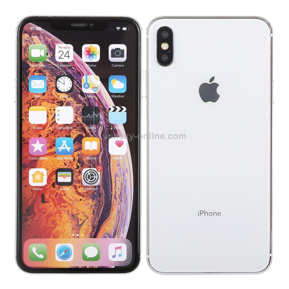 Color Screen Non-Working Fake Dummy Display Model for iPhone XS Max (White)