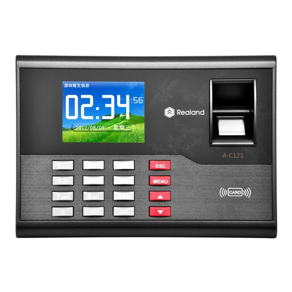 A-C121 2.8 inch Color TFT Screen Fingerprint & RFID Time Attendance, USB Communication Office Time Attendance Clock