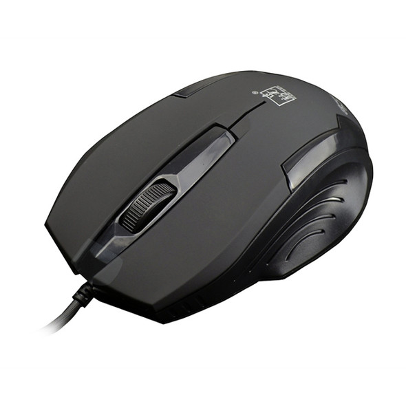 Chasing Leopard 512G USB Frosted Wired Optical Gaming Mouse, Length: 1.3m(Black)