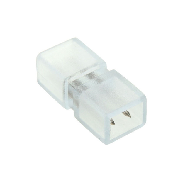 LED Strip Middle Connector for Two 4mm 220V 3528 Strips, 2pin Needle I Type LED Strip Plug FFF