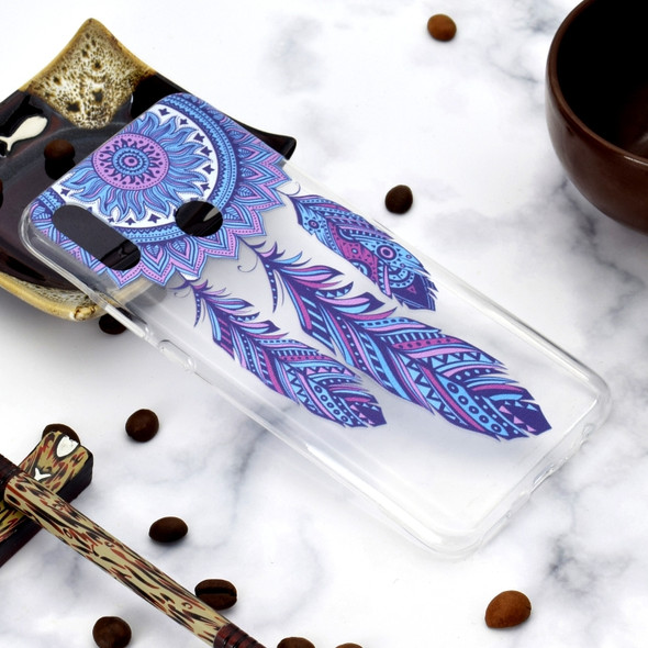 Stylish and Beautiful Pattern TPU Drop Protection Case for Huawei Y7 2019(Wind chimes)