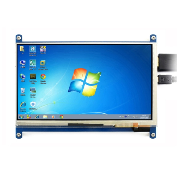 WAVESHARE 7 Inch HDMI LCD (C) 1024x600 Touch Screen  for Raspberry Pi with Bicolor Case