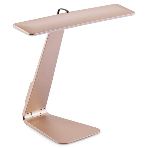 2.5W 28 LEDs Fashion Creative Folding Ultra-thin USB Charging Touch Switch LED Eye Protection Learning Desk Lamp(Gold)