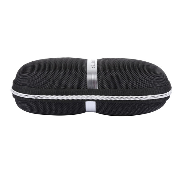 HDCRAFTER E-001 Sunglasses Zipper Style Solid Glasses Protection Case + Microfiber Cloth, Size: 16*7*4cm