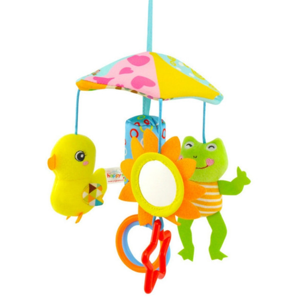 Baby Toy Cartoon Cute Animal Stroller Parachute Pendant(Duck Frog)