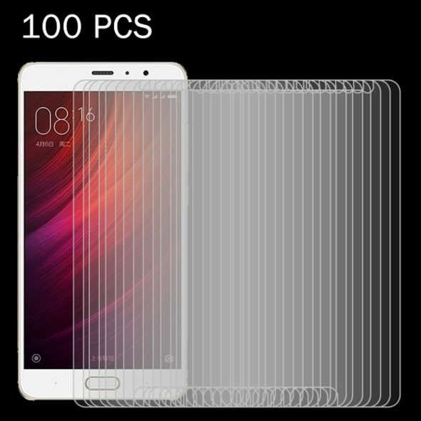 100 PCS for Xiaomi Redmi Pro 0.26mm 9H Surface Hardness 2.5D Explosion-proof Tempered Glass Screen Film