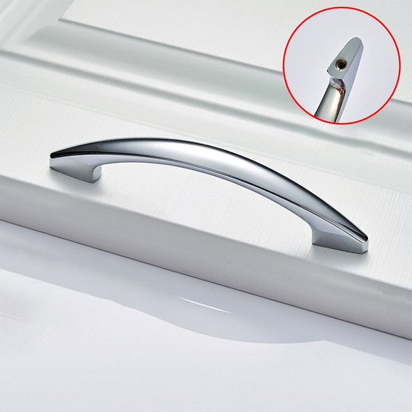 5 PCS 4027-96 Bright Chrome Drawer Cabinet Door Modern Simple American Style Handle