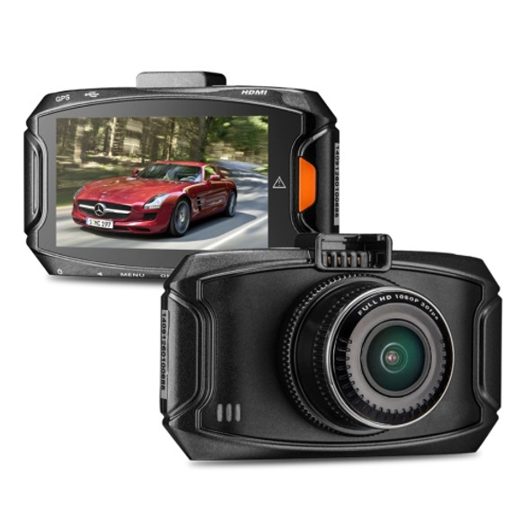 GS90C Car DVR Camera 2.7 inch LCD Screen HD 2304 x 1296P 170 Degree Wide Angle Viewing, Support Motion Detection / TF Card / G-Sensor / HDMI(Black)