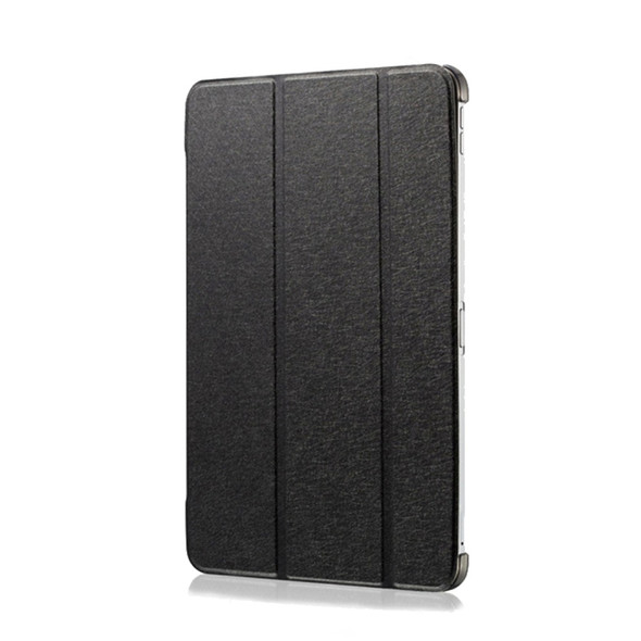 Silk Texture Horizontal Flip Magnetic PU Leather Case for iPad Pro 11 inch (2018), with Three-folding Holder & Sleep / Wake-up Function(Black)
