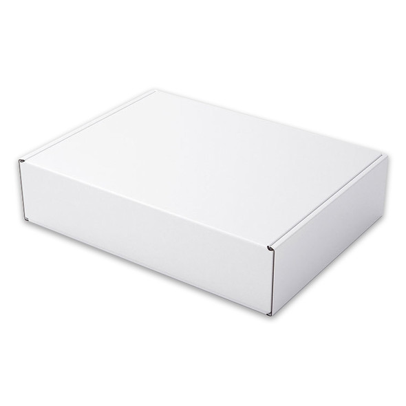 100 PCS Shipping Box Clothing Packaging Box, Color: White, Size: 45x35x8cm