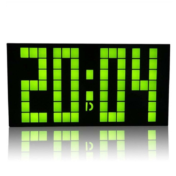 Digital Electronic Alarm Clock Creative LED Desk Clock US Plug, Style:4 Digits 7 Segments(Green Light)