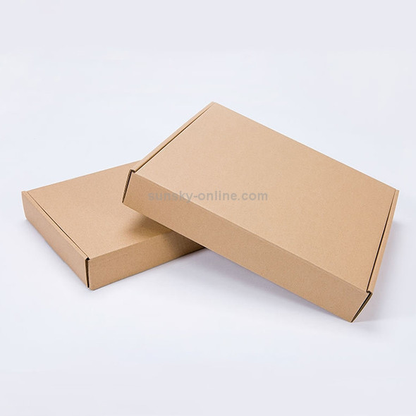 100 PCS Kraft Paper Shipping Box Packaging Box, Size: T12, 36x26x6cm