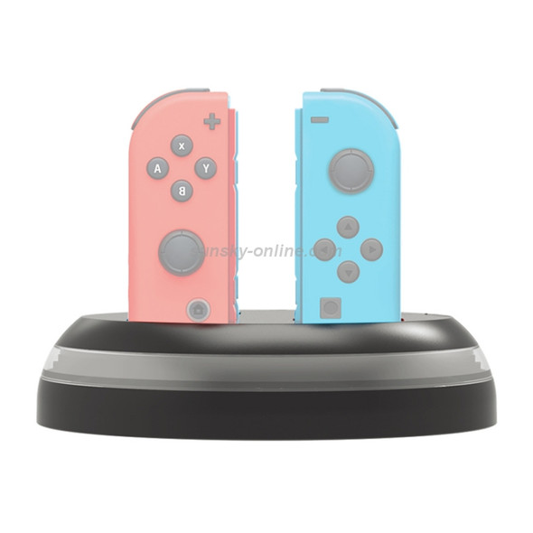 MB-BK002 Game Controller Charger Charging Dock 4-port Light-emitting Charger for Nintendo Switch Joy-Con