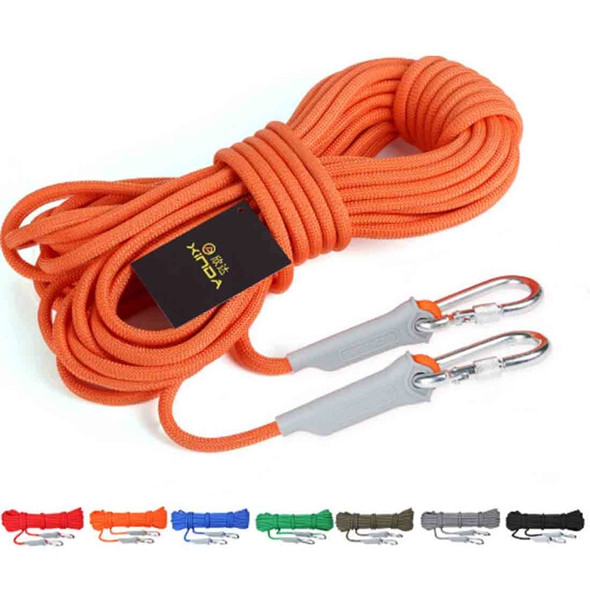 Outdoor Rock Climbing Hiking Accessories High Strength Auxiliary Cord Safety Rope, Diameter: 9.5mm, Length:10m, Random Color